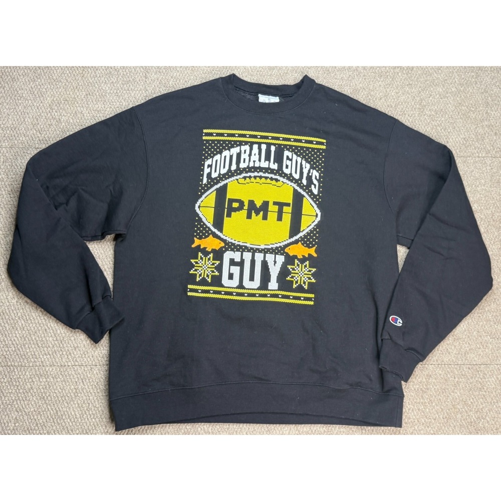 Champion Football Guy PMT Guy Men's Sweatshirt Size XL‎